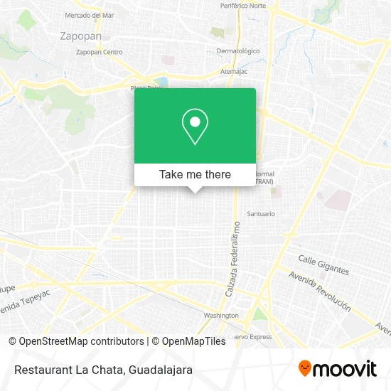 Restaurant La Chata map