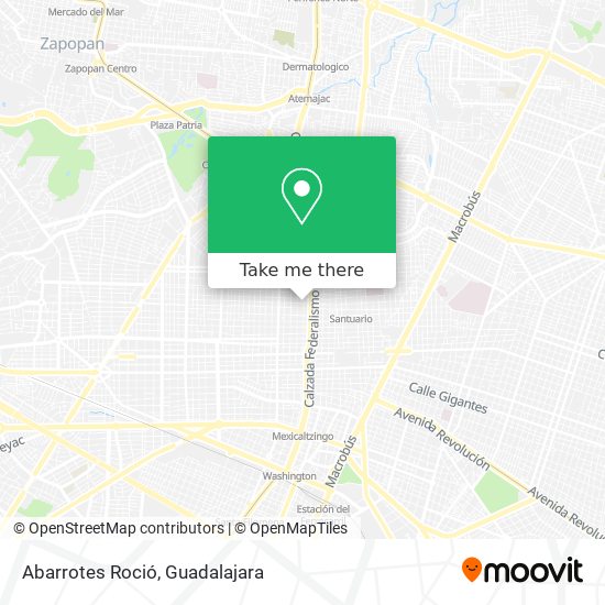 Abarrotes Roció map