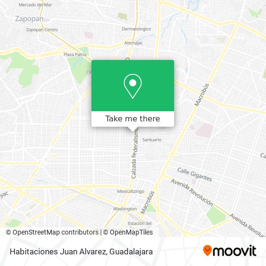 Habitaciones Juan Alvarez map