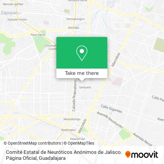 Comité Estatal de Neuróticos Anónimos de Jalisco. Página Oficial map