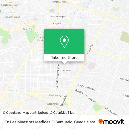 En Las Muestras Medicas El Santuario map