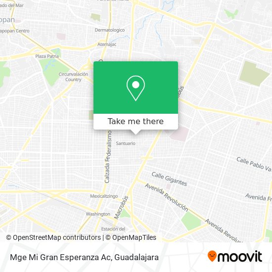 Mge Mi Gran Esperanza Ac map