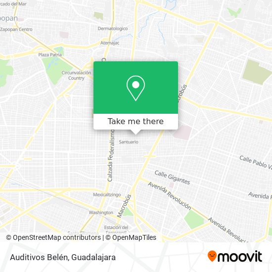 Auditivos Belén map