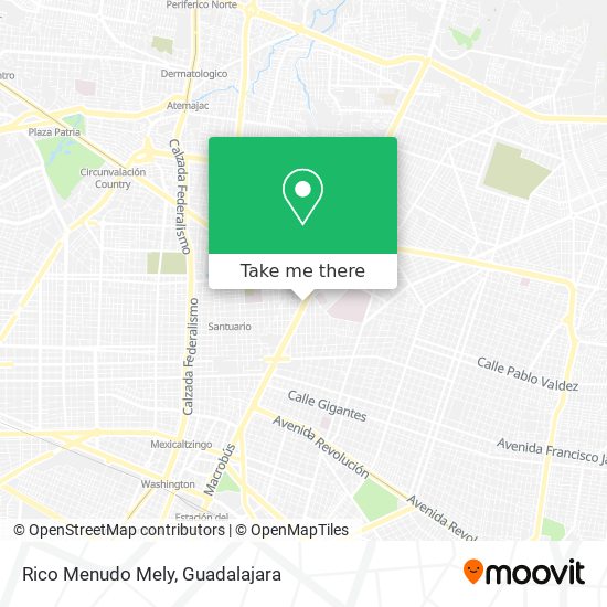 Rico Menudo Mely map