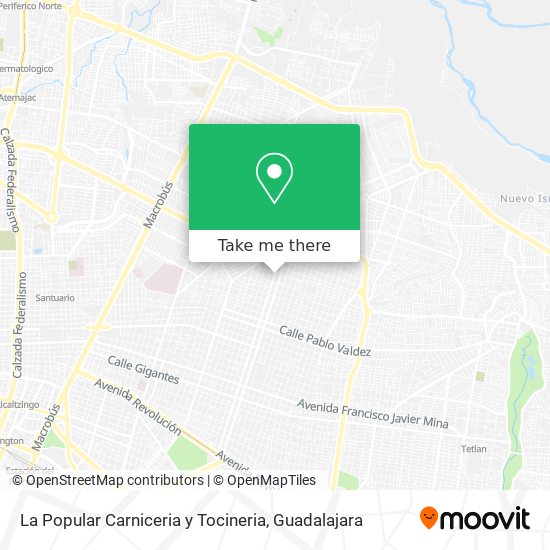 La Popular Carniceria y Tocineria map