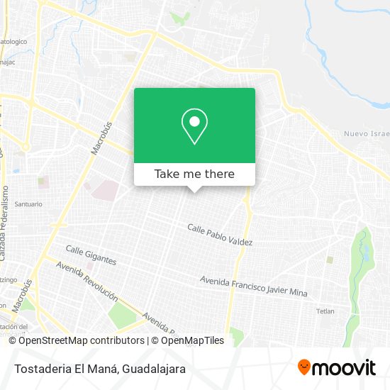 Mapa de Tostaderia El Maná