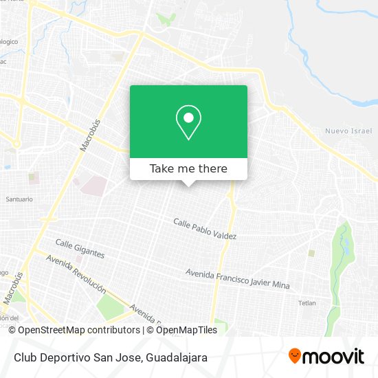 Club Deportivo San Jose map