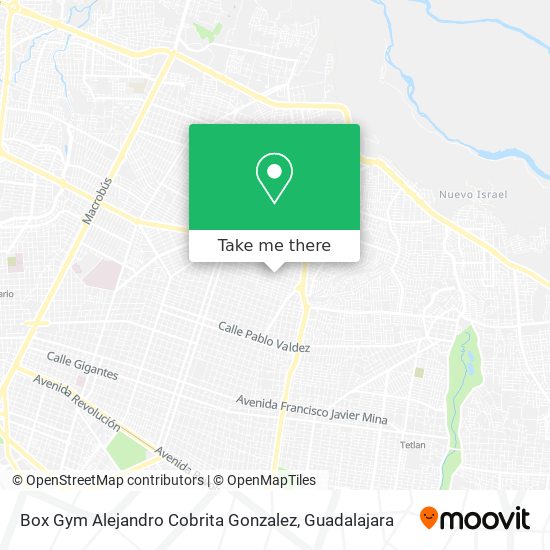 Box Gym Alejandro Cobrita Gonzalez map