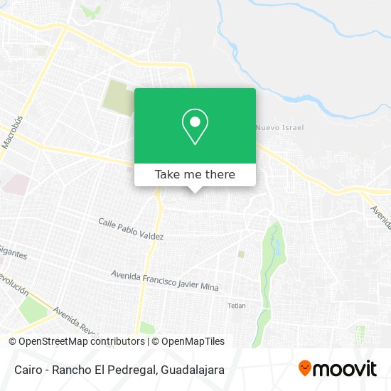 Cairo - Rancho El Pedregal map