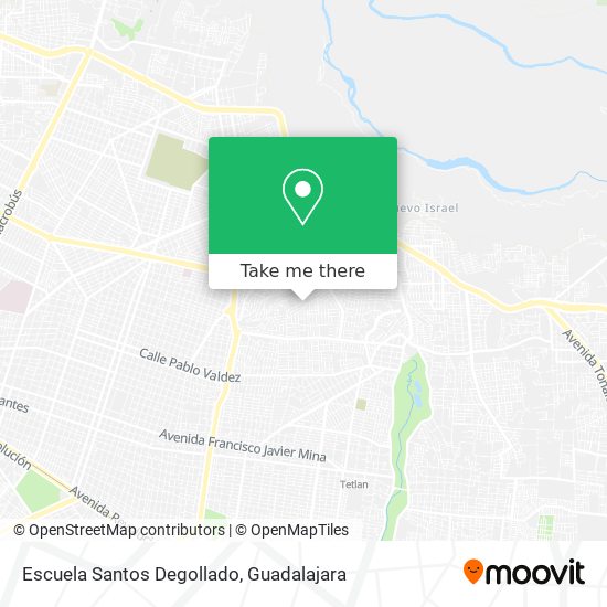 Escuela Santos Degollado map