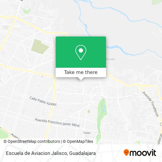 Escuela de Aviacion Jalisco map
