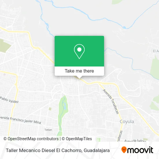 Taller Mecanico Diesel El Cachorro map