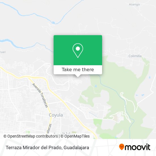 Mapa de Terraza Mirador del Prado