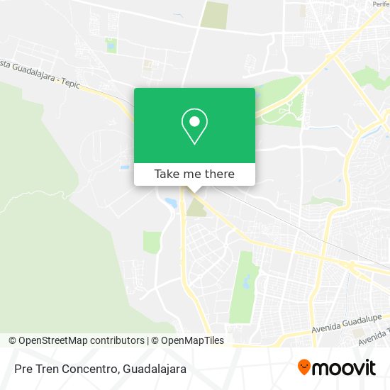Mapa de Pre Tren Concentro