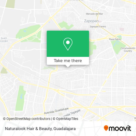 Naturalook Hair & Beauty map
