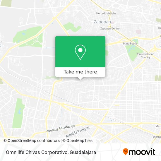 Mapa de Omnilife Chivas Corporativo
