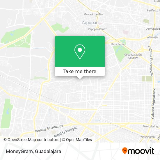 MoneyGram map