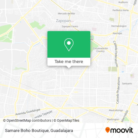 Samare Boho Boutique map
