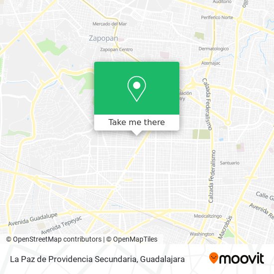 Mapa de La Paz de Providencia Secundaria
