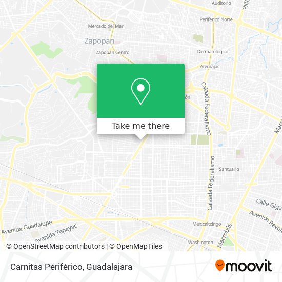 Carnitas Periférico map