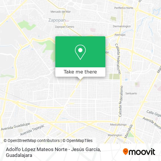 Mapa de Adolfo López Mateos Norte - Jesús García