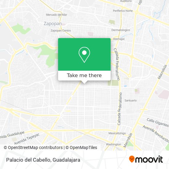Mapa de Palacio del Cabello