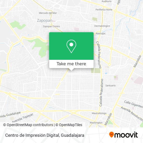 Centro de Impresión Digital map