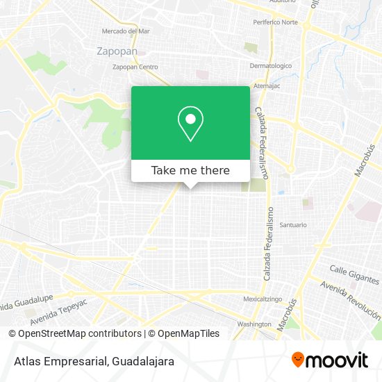 Atlas Empresarial map