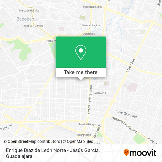 Mapa de Enrique Díaz de León Norte - Jesús García