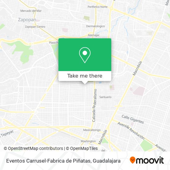 Mapa de Eventos Carrusel-Fabrica de Piñatas