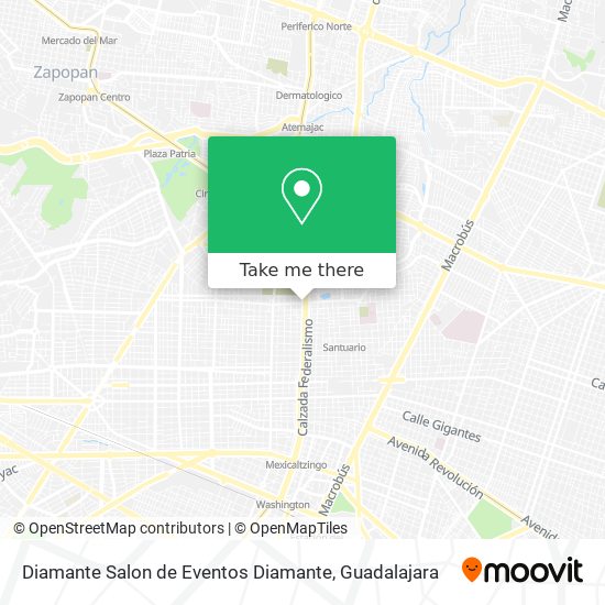 Diamante Salon de Eventos Diamante map