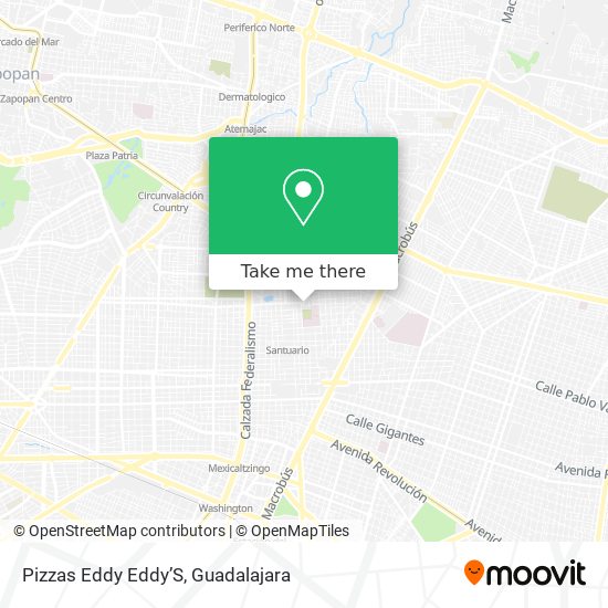 Pizzas Eddy Eddy’S map