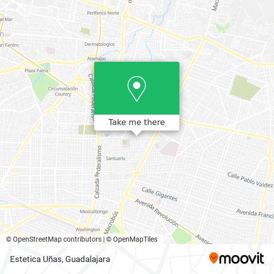 Mapa de Estetica Uñas