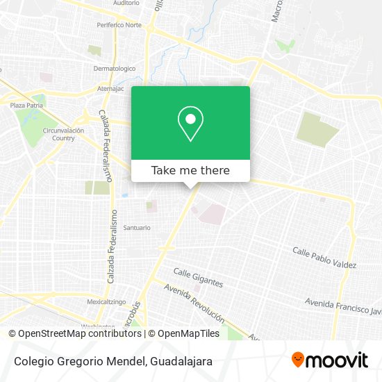 Colegio Gregorio Mendel map