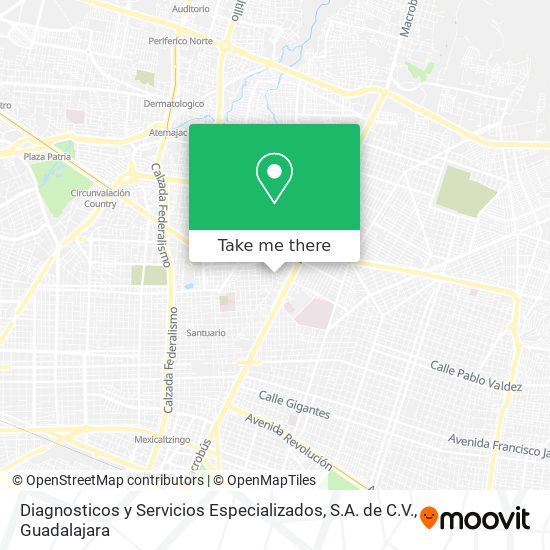 Diagnosticos y Servicios Especializados, S.A. de C.V. map