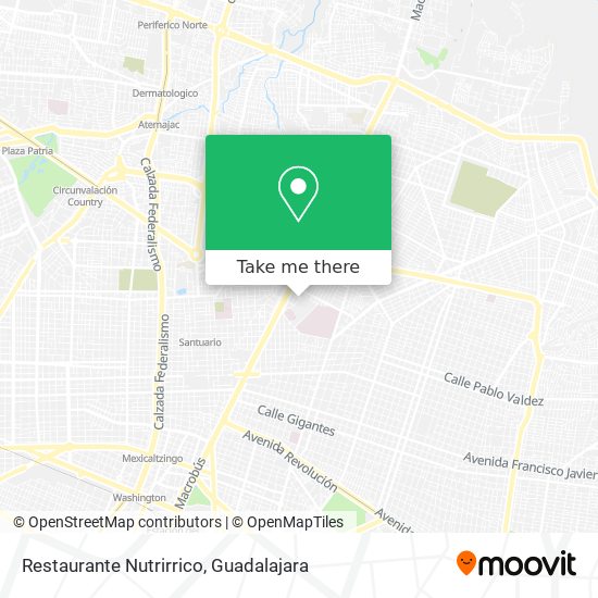 Mapa de Restaurante Nutrirrico
