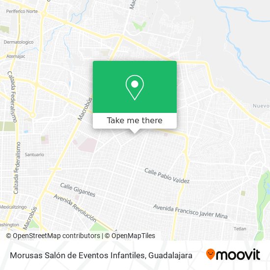 Morusas Salón de Eventos Infantiles map