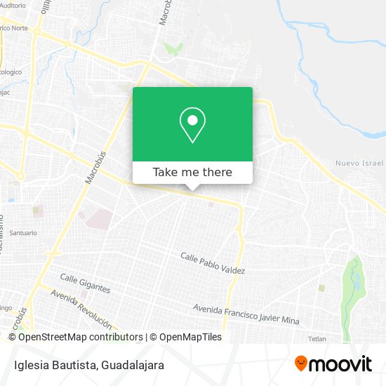 Iglesia Bautista map