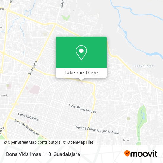 Dona Vida Imss 110 map