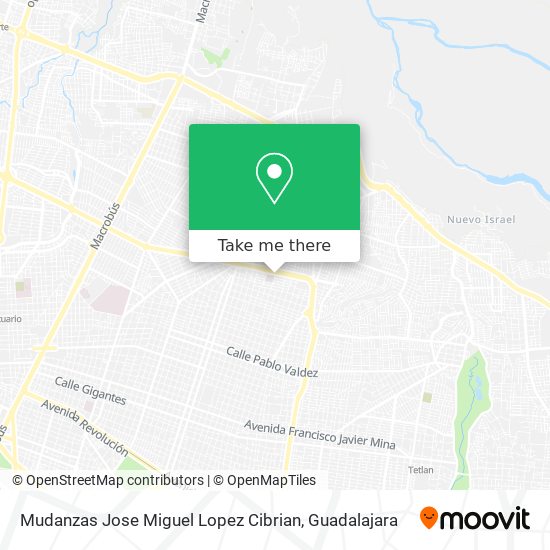 Mudanzas Jose Miguel Lopez Cibrian map