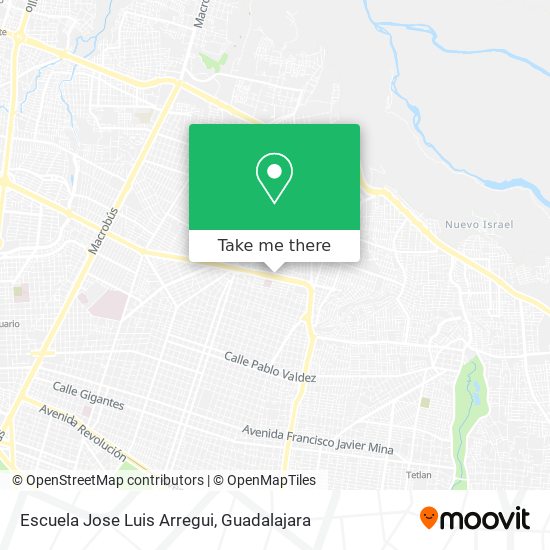 Escuela Jose Luis Arregui map
