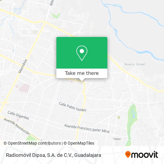 Radiomóvil Dipsa, S.A. de C.V. map