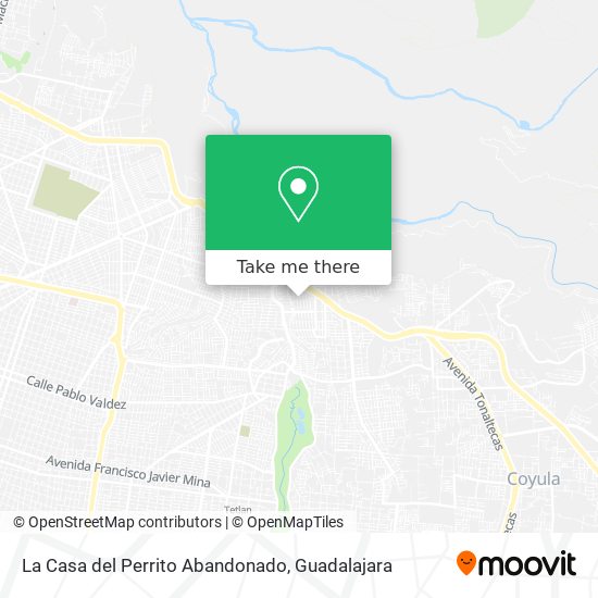 La Casa del Perrito Abandonado map