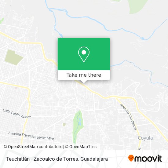 Teuchitlán - Zacoalco de Torres map
