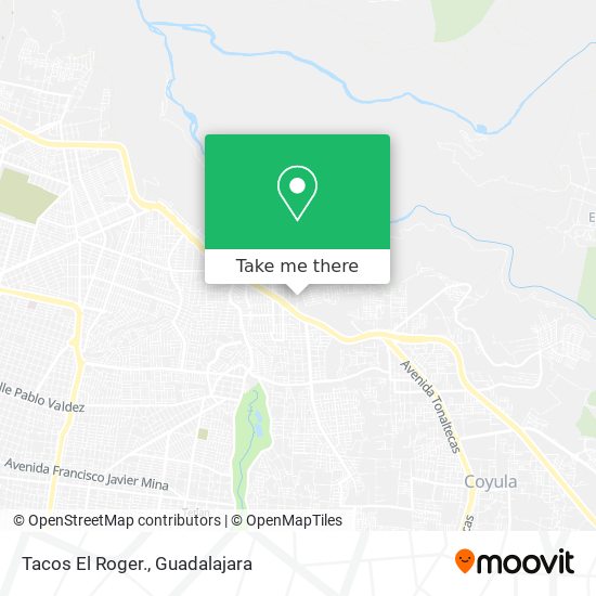 Tacos El Roger. map