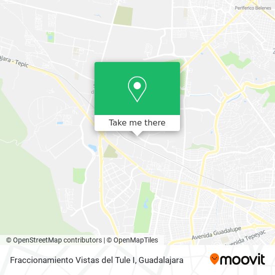 Fraccionamiento Vistas del Tule I map