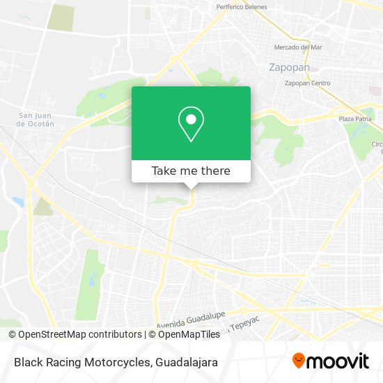Mapa de Black Racing Motorcycles