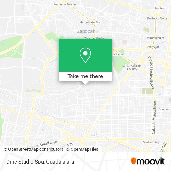 Mapa de Dmc Studio Spa