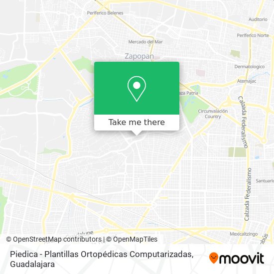Piedica - Plantillas Ortopédicas Computarizadas map