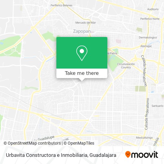 Urbavita Constructora e Inmobiliaria map